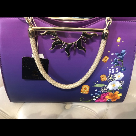 Loungefly Tangled 10th Anniversary Crossbody - Picture 3 of 7